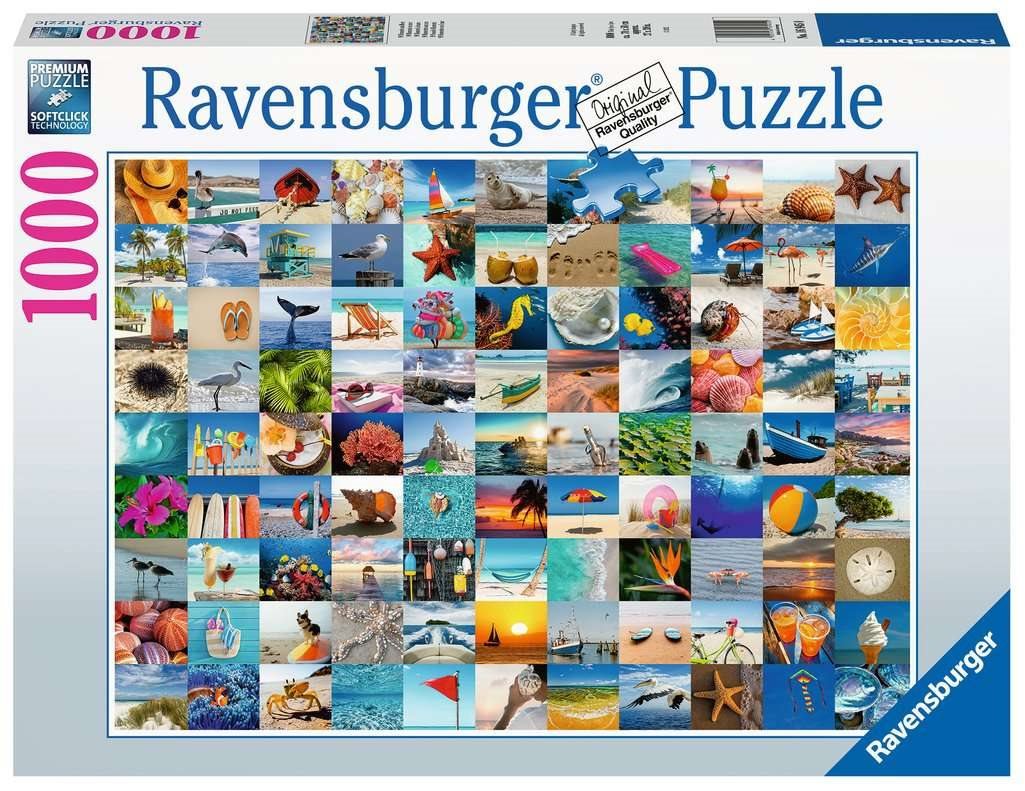 99 tengerparti élmény Ravensburger 1000 darabos kirakó puzzle (RA-16945 4005556169450) - puzzlegarden