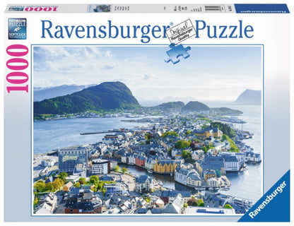 Above Alesund 1000 darabos Ravensburger puzzle kirakó (19844)