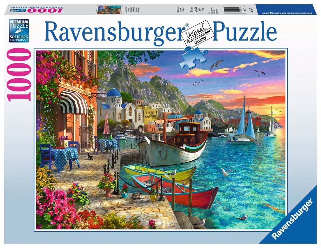 Csodálatos Görögország Ravensburger 1000 darabos kirakó puzzle (RA-15271 4005556152711) - puzzlegarden