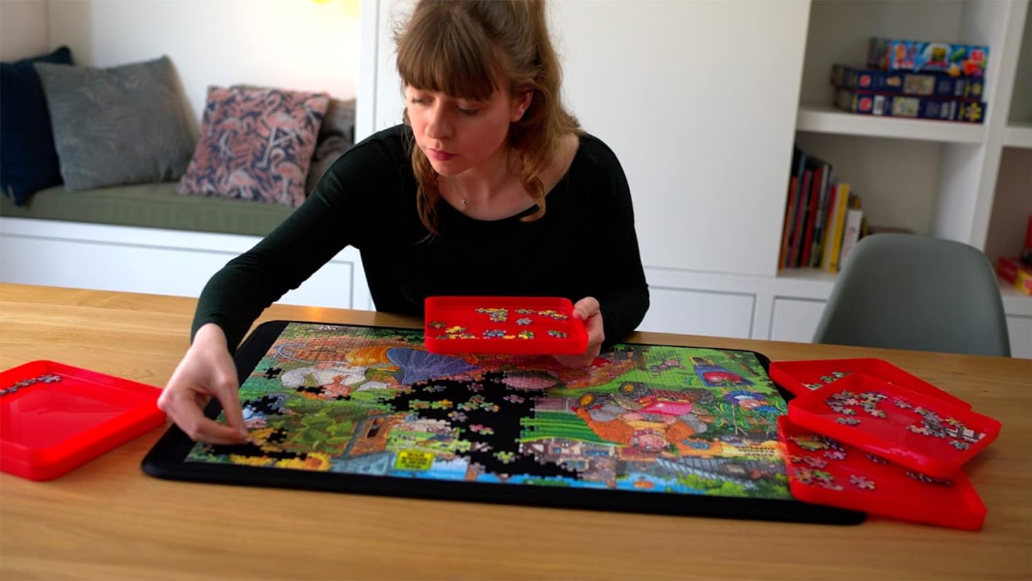 Puzzle Mates – Portapuzzle tábla (1000 db - ig) Jumbo egyéb darabos kirakó puzzle (JU - 17957) - puzzlegarden
