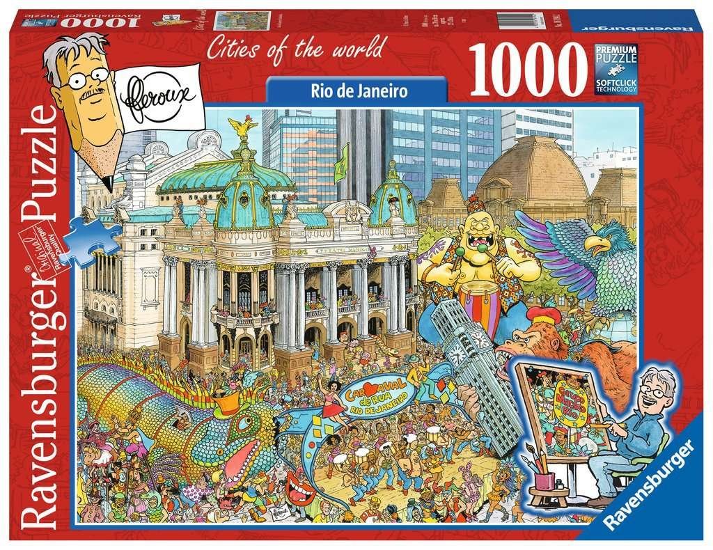 A Világ Városai - Rio de Janeiro Ravensburger 1000 darabos kirakó puzzle (RA-16194 4005556161942) - puzzlegarden