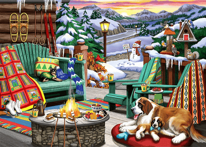 Apres Ski Ravensburger 1000 darabos kirakó puzzle (RA-17474 4005556174744) - puzzlegarden