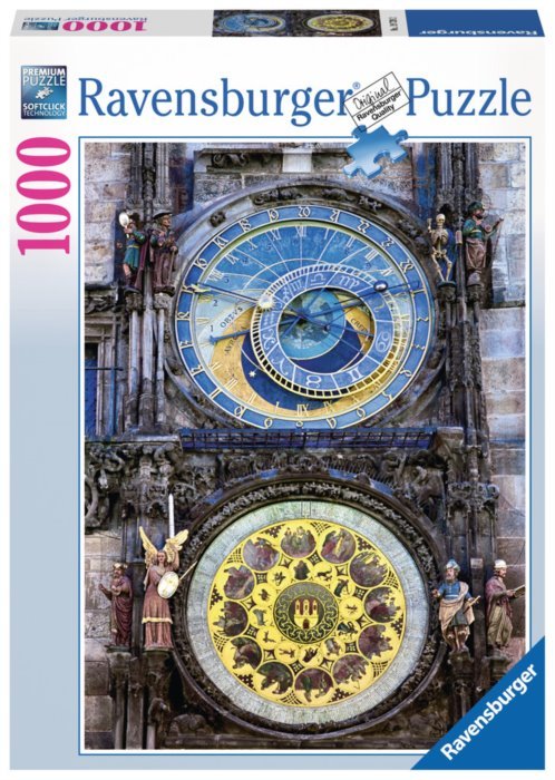 Astronomical Clock, Praha 1000 darabos Ravensburger puzzle kirakó (19739)