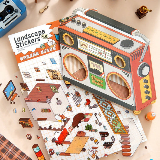 Rádió - matricajelenet Simno 1 darabos kirakó puzzle (SN-6941776325031) - puzzlegarden