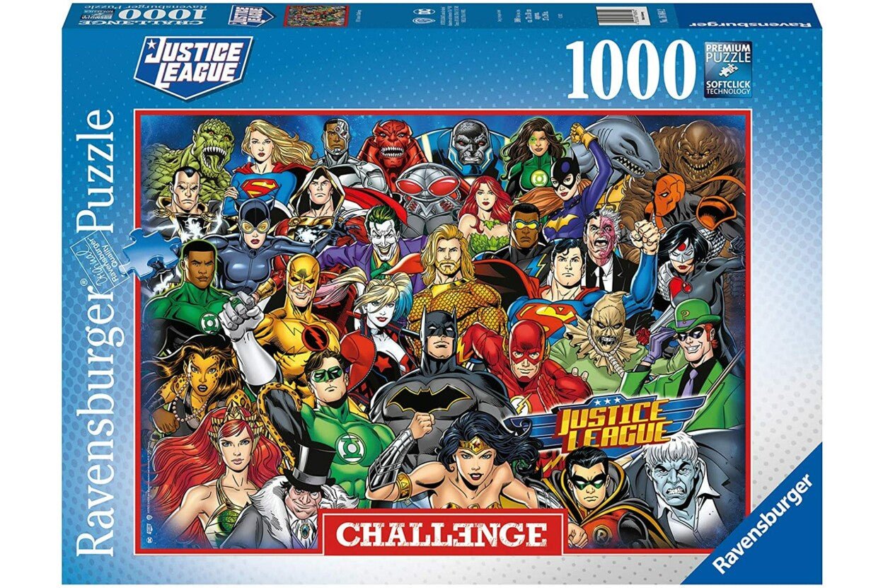 Challenge - DC Az Igazság Ligája Ravensburger 1000 darabos kirakó puzzle (RA-16884 4005556168842) - puzzlegarden