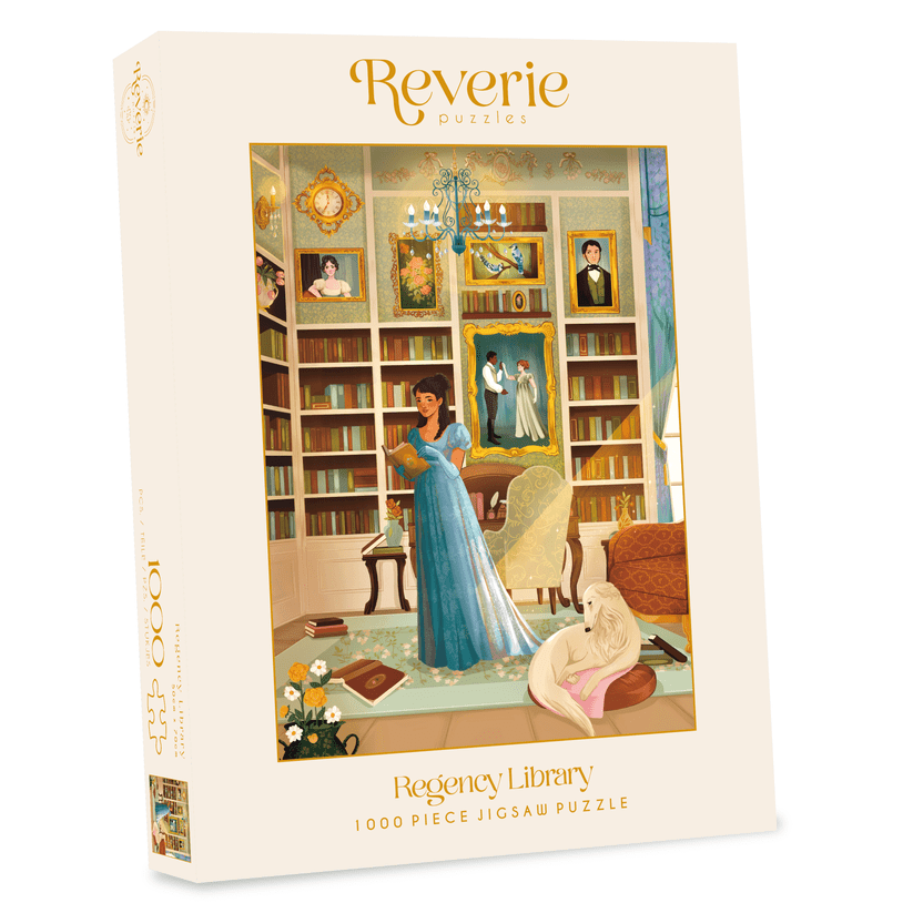 Régens - kori könyvtár Reverie 1000 darabos kirakó puzzle (RE - RL1000LC) - puzzlegarden