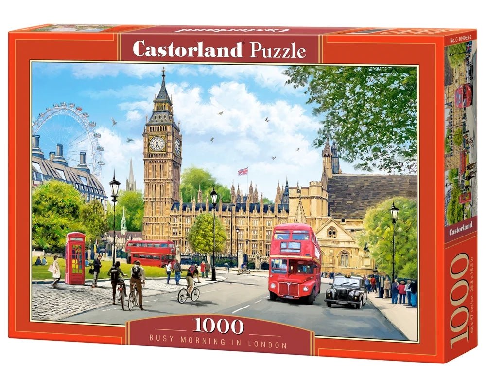 Reggeli forgalom Londonban Castorland 1000 darabos kirakó puzzle (C-104963 5904438104963) - puzzlegarden