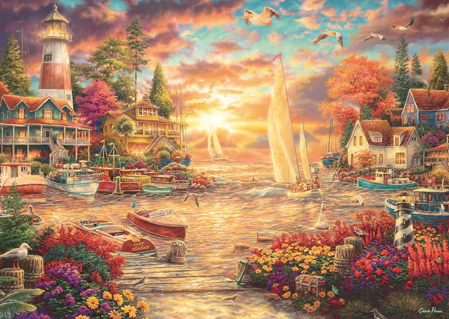 Reggeli nyugalom a tóparton Schmidt Spiele 1000 darabos kirakó puzzle (SCH - 58554) - puzzlegarden