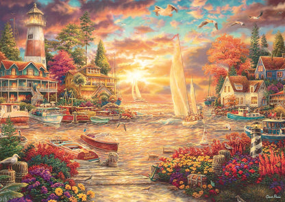 Reggeli nyugalom a tóparton Schmidt Spiele 1000 darabos kirakó puzzle (SCH - 58554) - puzzlegarden