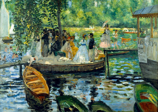 Renoir - La Grenouillere Bluebird 1000 darabos kirakó puzzle (BB - 60284) - puzzlegarden