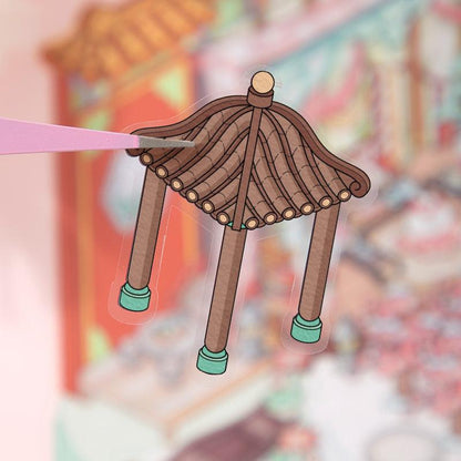 Repülő virágok - matricajelenet Simno 1 darabos kirakó puzzle (SN-6941776321125) - puzzlegarden