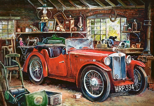 Retro Garázs Castorland 1000 darabos kirakó puzzle (C - 104574) - puzzlegarden
