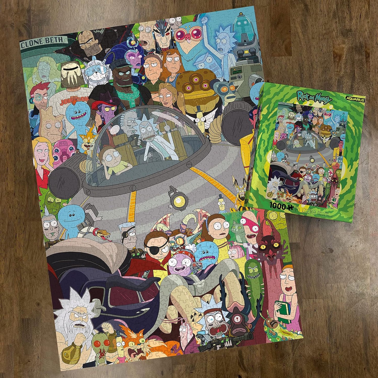 Rick és Morty Aquarius 1000 darabos kirakó puzzle (AQ - 65403 840391152809) - puzzlegarden