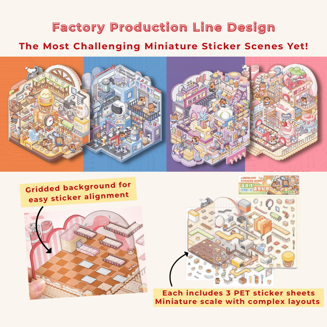 Robotgyár - matricajelenet Simno 1 darabos kirakó puzzle (SN-6941776325192) - puzzlegarden