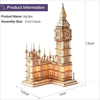 Rolife - Big Ben Robotime 220 darabos kirakó puzzle (RO - TG507 6974280920584) - puzzlegarden