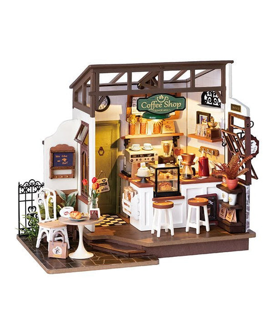 Rolife - Kávézó No. 17. Robotime 183 darabos kirakó puzzle (RO - DG162 6946785119312) - puzzlegarden
