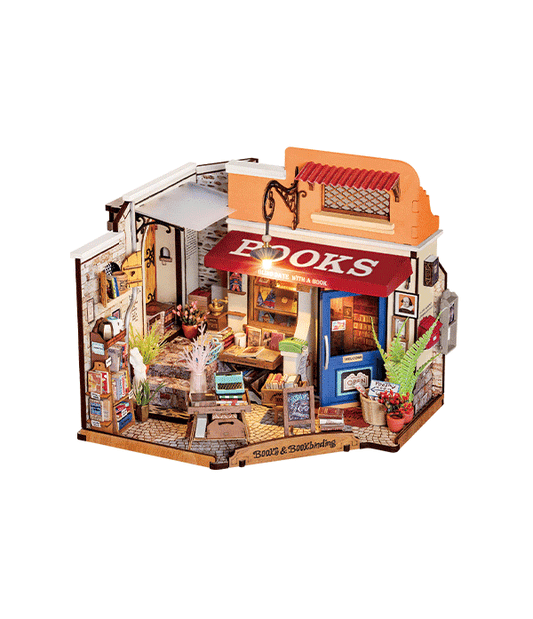 Rolife - Sarki könyvesbolt Robotime 108 darabos kirakó puzzle (RO - DG164 6946785120196) - puzzlegarden