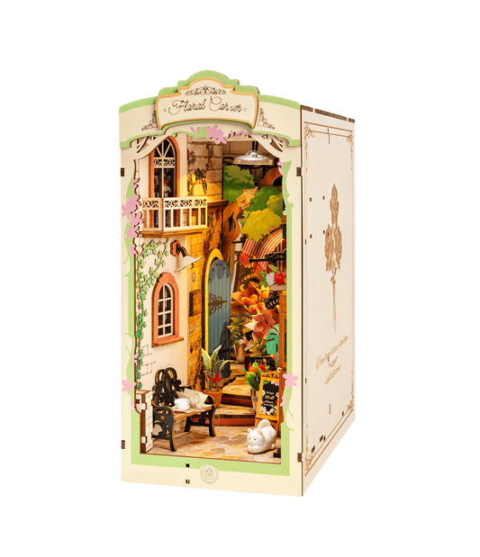 Rolife - Virágos utca Robotime 164 darabos kirakó puzzle (RO - TGB09) - puzzlegarden