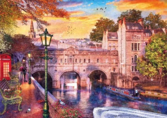 Romanitikus séta Bathban Ravensburger 1000 darabos kirakó puzzle (RA - 16955) - puzzlegarden