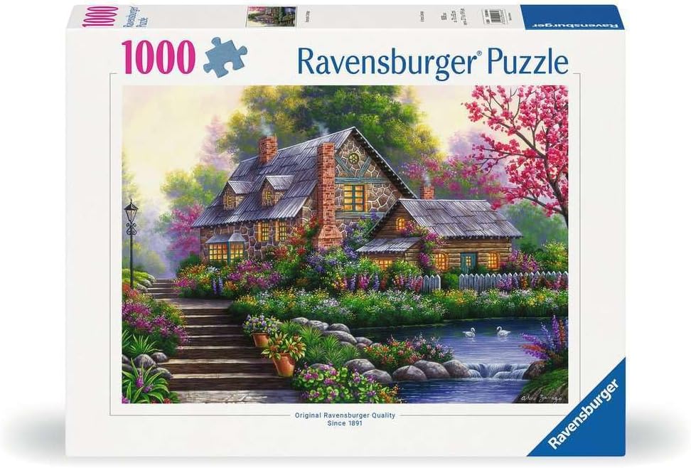 Romantikus Kunyhó Ravensburger 1000 darabos kirakó puzzle (RA - 12000464 4005555004646) - puzzlegarden