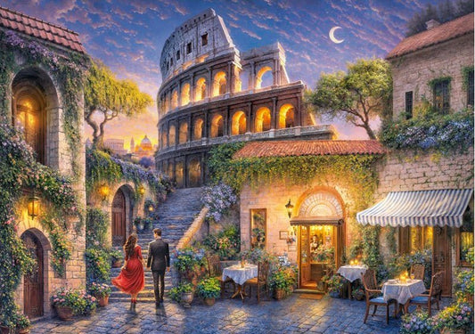 Romantikus Róma Cherry Pazzi 1000 darabos kirakó puzzle (CP - 30714) - puzzlegarden