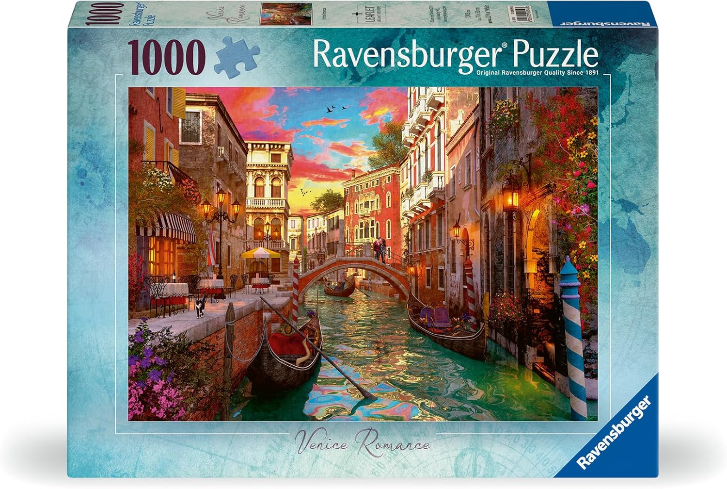 Romantikus séta Velencében Ravensburger 1000 darabos kirakó puzzle (RA - 12000056 4005555000563) - puzzlegarden