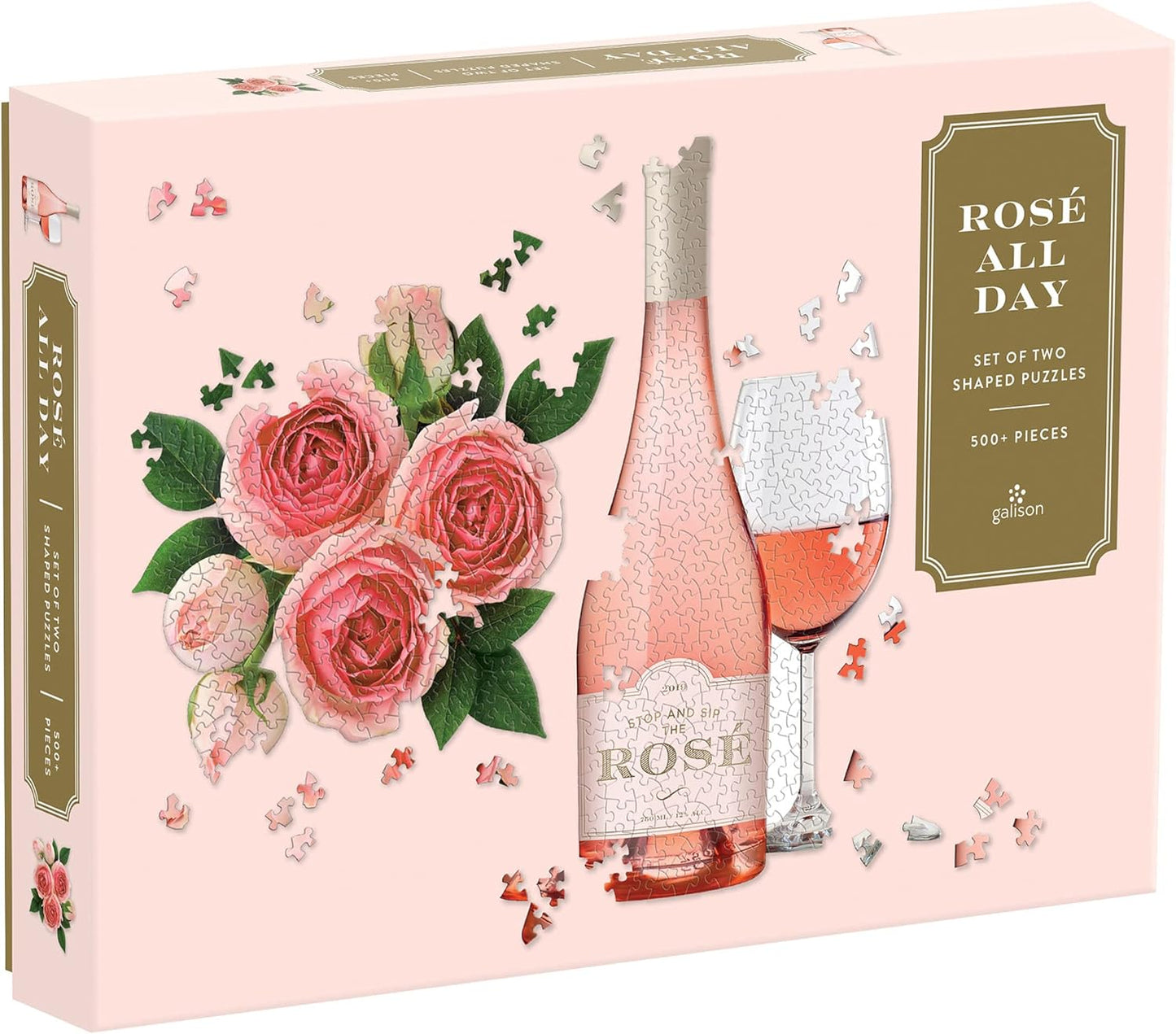 Rosé All Day Galison 500 darabos kirakó puzzle (GA-M052720B 9780735360129) - puzzlegarden