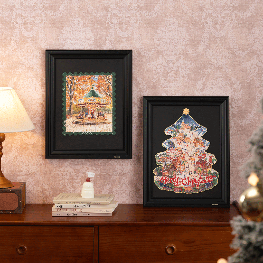 Rowood - Karácsonyi városka Robotime 200 darabos kirakó puzzle (RO-TA007) - puzzlegarden