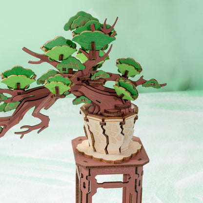 Rowood - Örökzöld fenyő bonsai Robotime 115 darabos kirakó puzzle (RO-TG510) - puzzlegarden