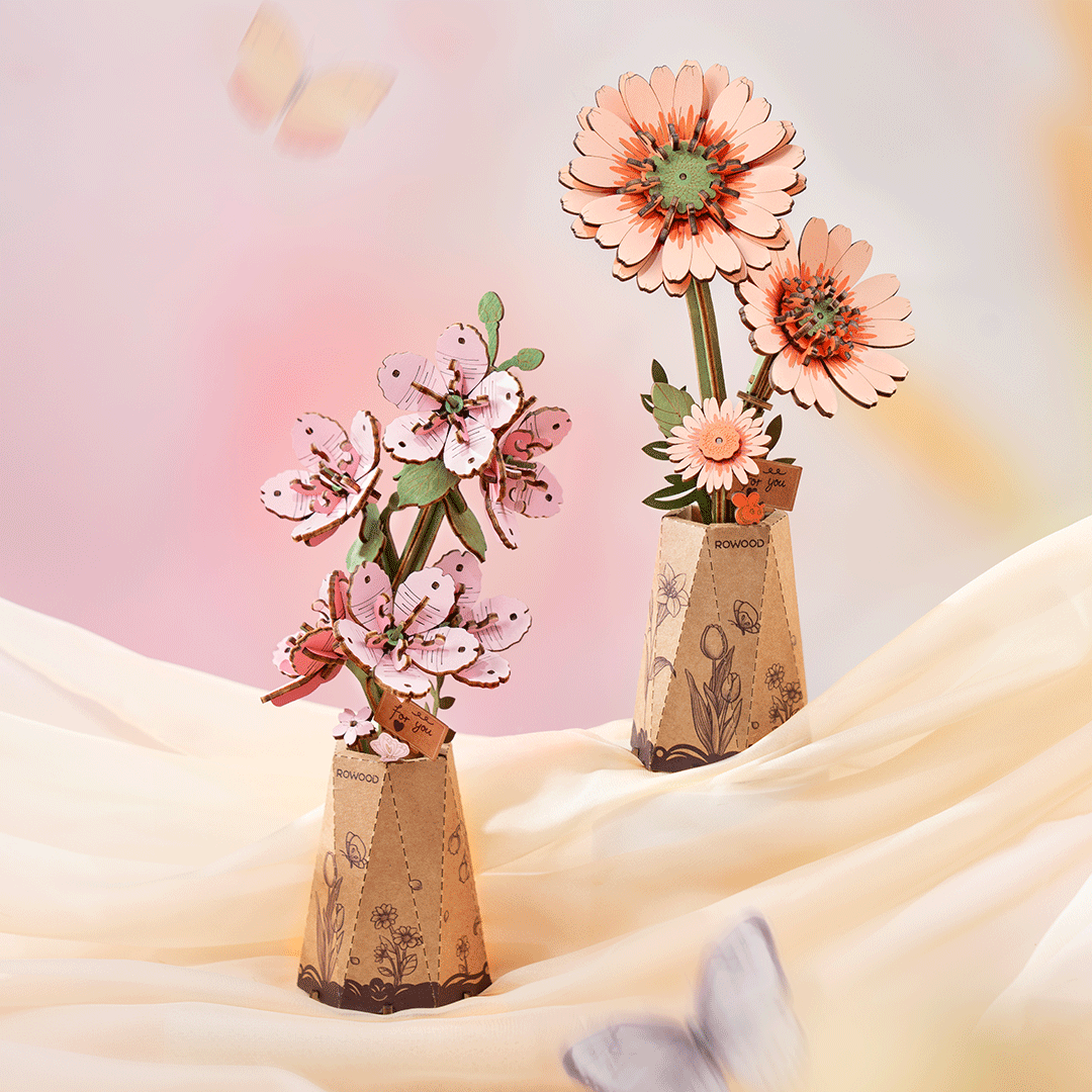 Rowood - Sakura - Cseresznyefavirág Robotime 113 darabos kirakó puzzle (RO-TW101) - puzzlegarden