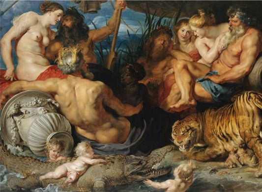 Rubens - A Paradicsom négy folyója Piatnik 1000 darabos kirakó puzzle (PIA - 547645) - puzzlegarden