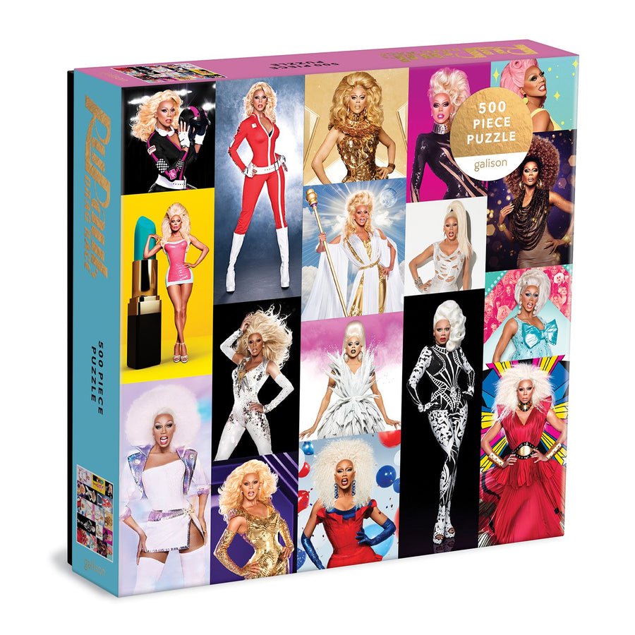 RuPaul's Drag Race Galison 500 darabos kirakó puzzle (GA-M051421B 9780735370746) - puzzlegarden