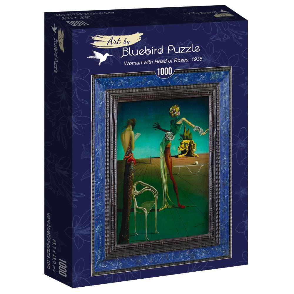 Salvador Dalí - Nő Rózsa fejjel Bluebird 1000 darabos kirakó puzzle (BB-60106 3663384601064) - puzzlegarden