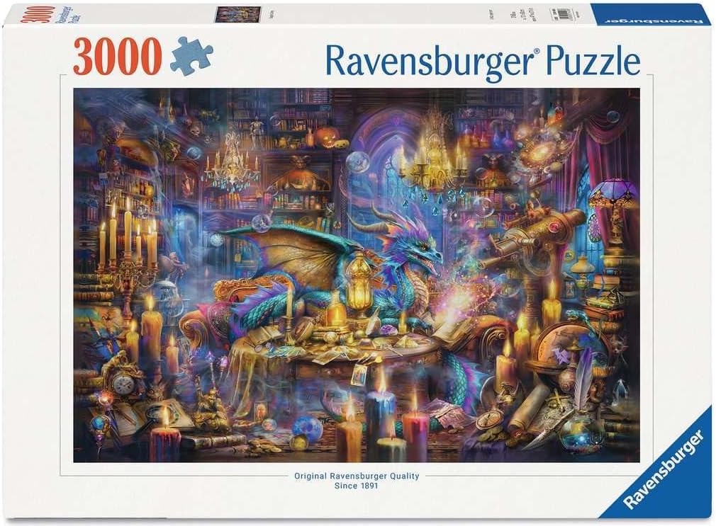Sárkánykönyvtár Ravensburger 3000 darabos kirakó puzzle (RA - 12001418) - puzzlegarden