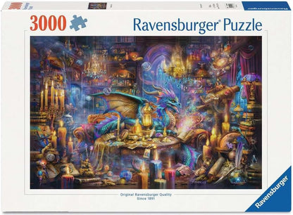 Sárkánykönyvtár Ravensburger 3000 darabos kirakó puzzle (RA - 12001418) - puzzlegarden