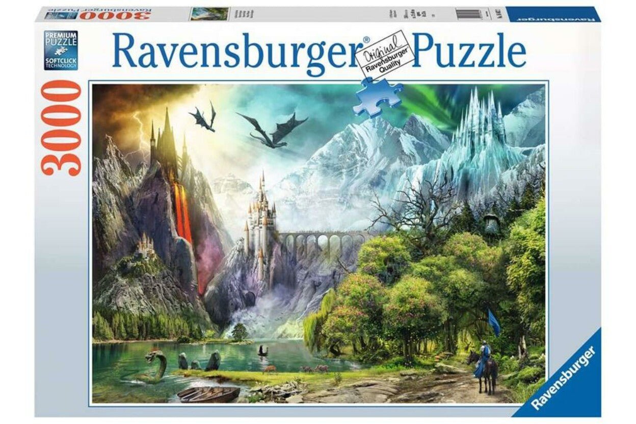 Sárkányok birodalma Ravensburger 3000 darabos kirakó puzzle (RA-16462 4005556164622) - puzzlegarden