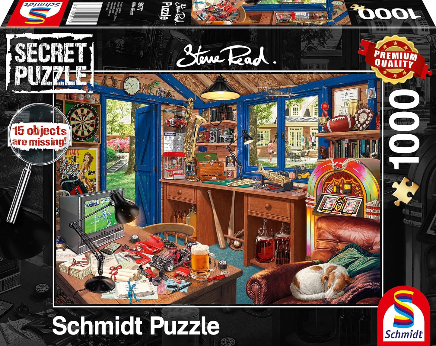 Secret Puzzle - Apa Műhelye Schmidt 1000 darabos kirakó puzzle (SCH-59977 4001504599775) - puzzlegarden