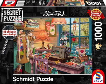 Secret Puzzles - A Varrószobában Schmidt 1000 darabos kirakó puzzle (SCH-59654 4001504596545) - puzzlegarden