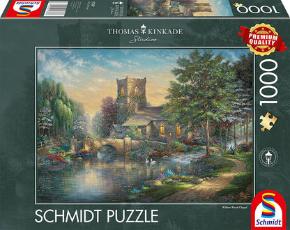 Selyemfűz kápolna Schmidt 1000 darabos kirakó puzzle (SCH-57367 4001504573676) - puzzlegarden