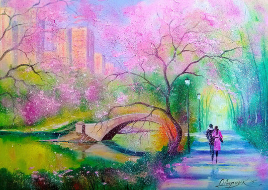 Séta a Parkban Enjoy 1000 darabos kirakó puzzle (EN - 1681) - puzzlegarden