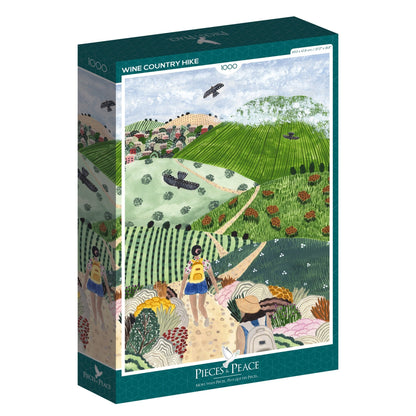 Séta a szőlőültetvények között Pieces & Peace 1000 darabos kirakó puzzle (PaP - 0023 3770001400235) - puzzlegarden