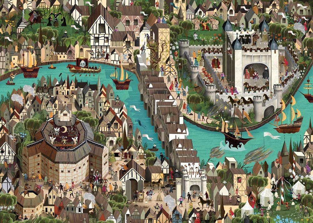 Shakespeare világa Laurence King 1000 darabos kirakó puzzle (LK - 9781786274250) - puzzlegarden