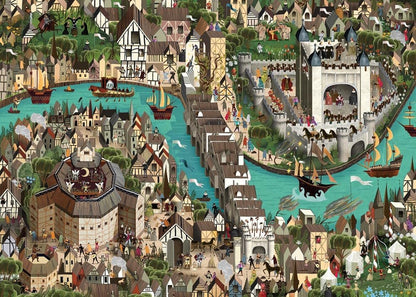 Shakespeare világa Laurence King 1000 darabos kirakó puzzle (LK - 9781786274250) - puzzlegarden