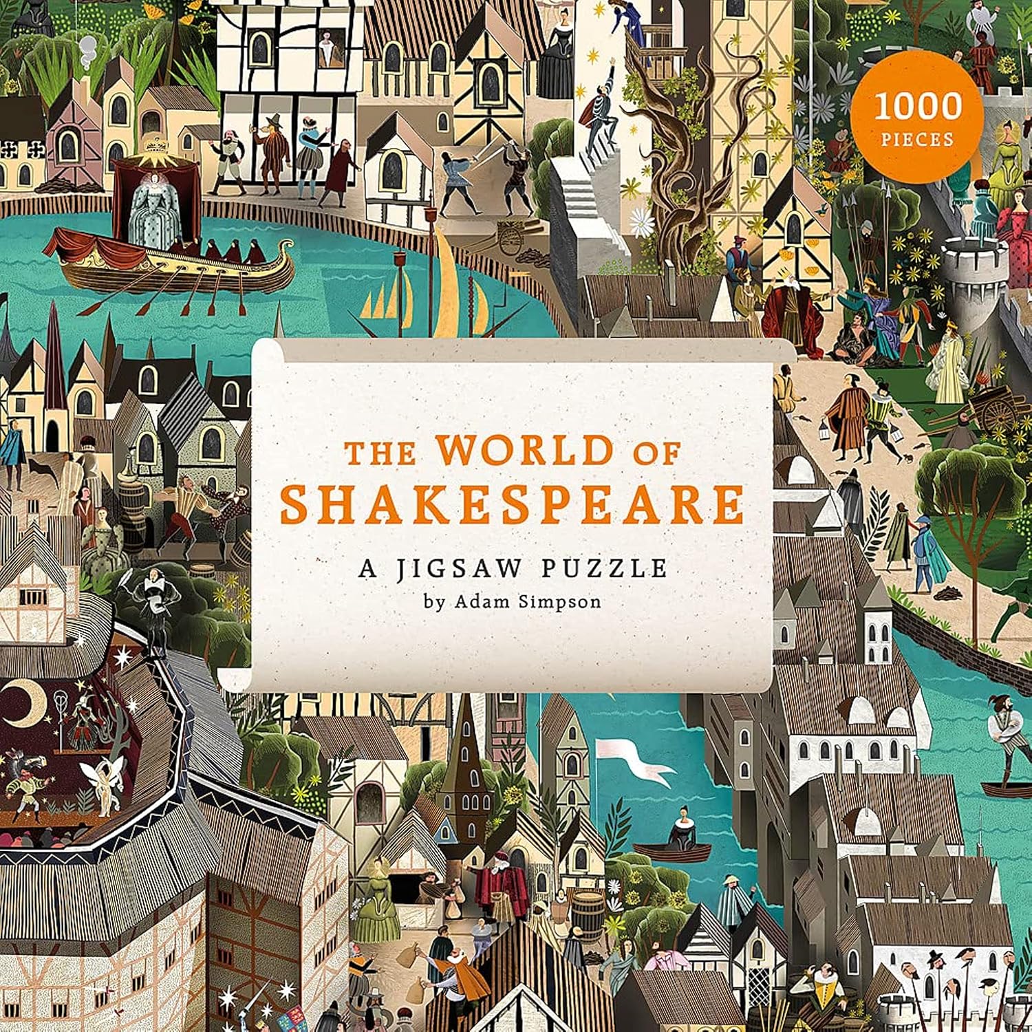 Shakespeare világa Laurence King 1000 darabos kirakó puzzle (LK - 9781786274250) - puzzlegarden
