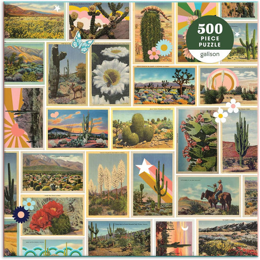 Sivatagi Képeslapok Galison 500 darabos kirakó puzzle (GA - M121919H) - puzzlegarden