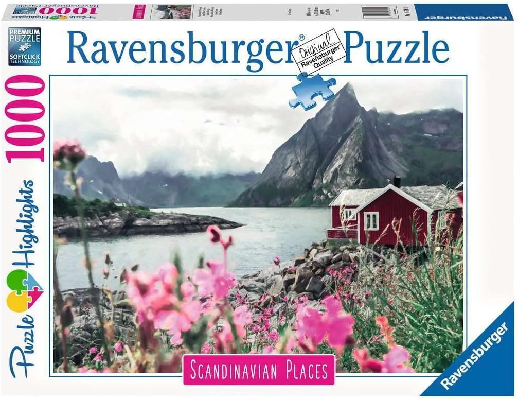 Skandináv helyek - Reine, Lofoten, Norvégia Ravensburger 1000 darabos kirakó puzzle (RA-16740 4005556167401) - puzzlegarden