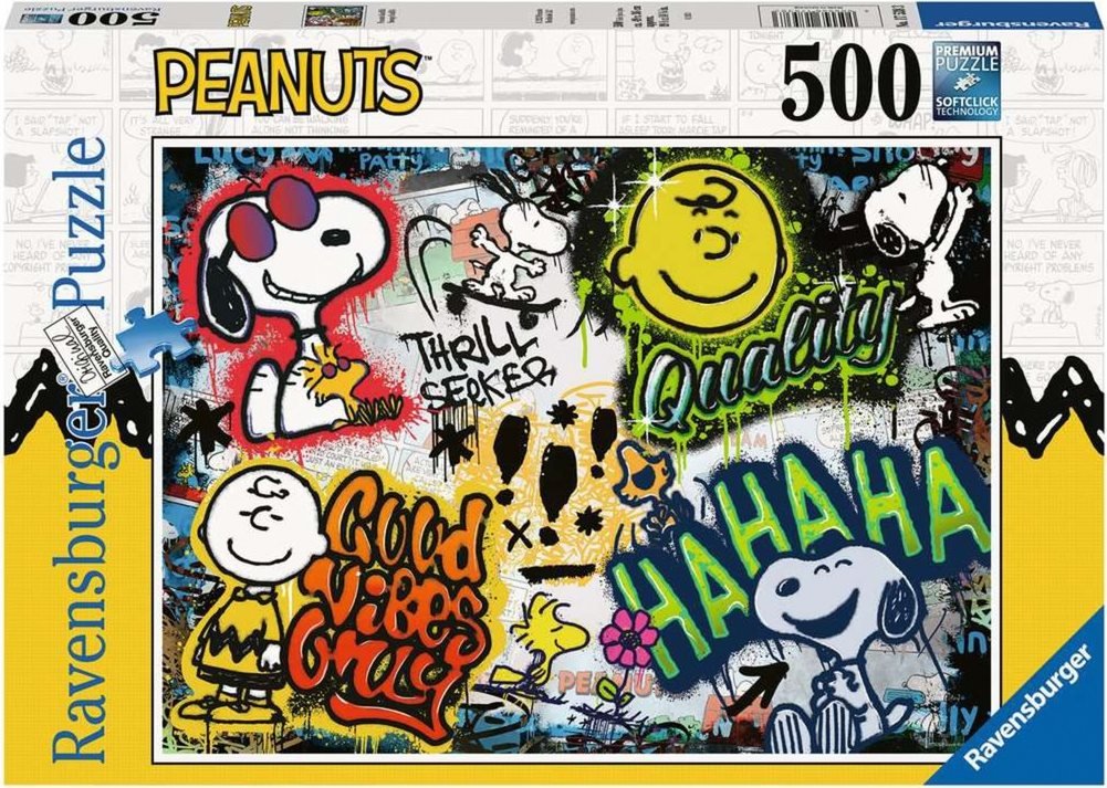 Snoopy Graffiti Ravensburger 500 darabos kirakó puzzle (RA-17538 4005556175383) - puzzlegarden