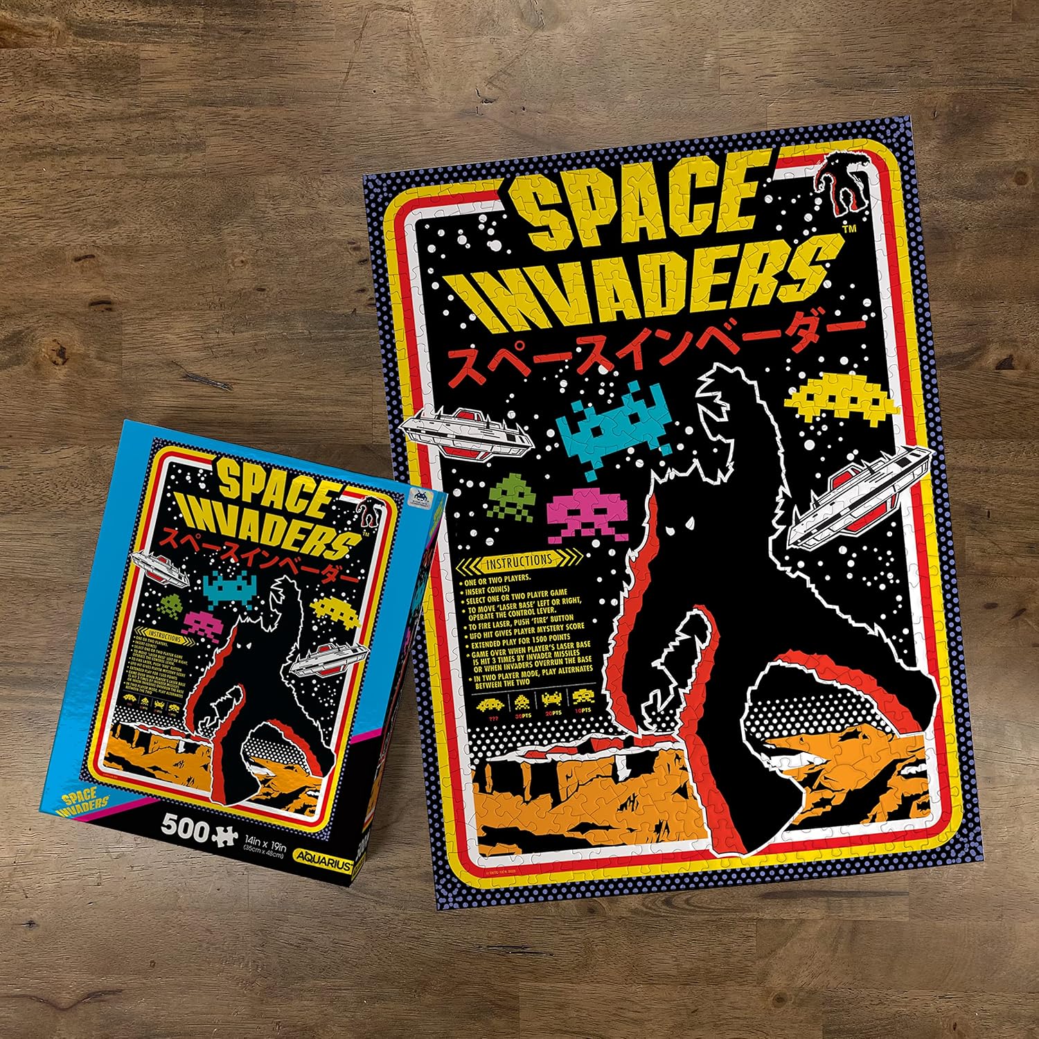 Space Invaders Aquarius 500 darabos kirakó puzzle (AQ - 62352 840391170742) - puzzlegarden