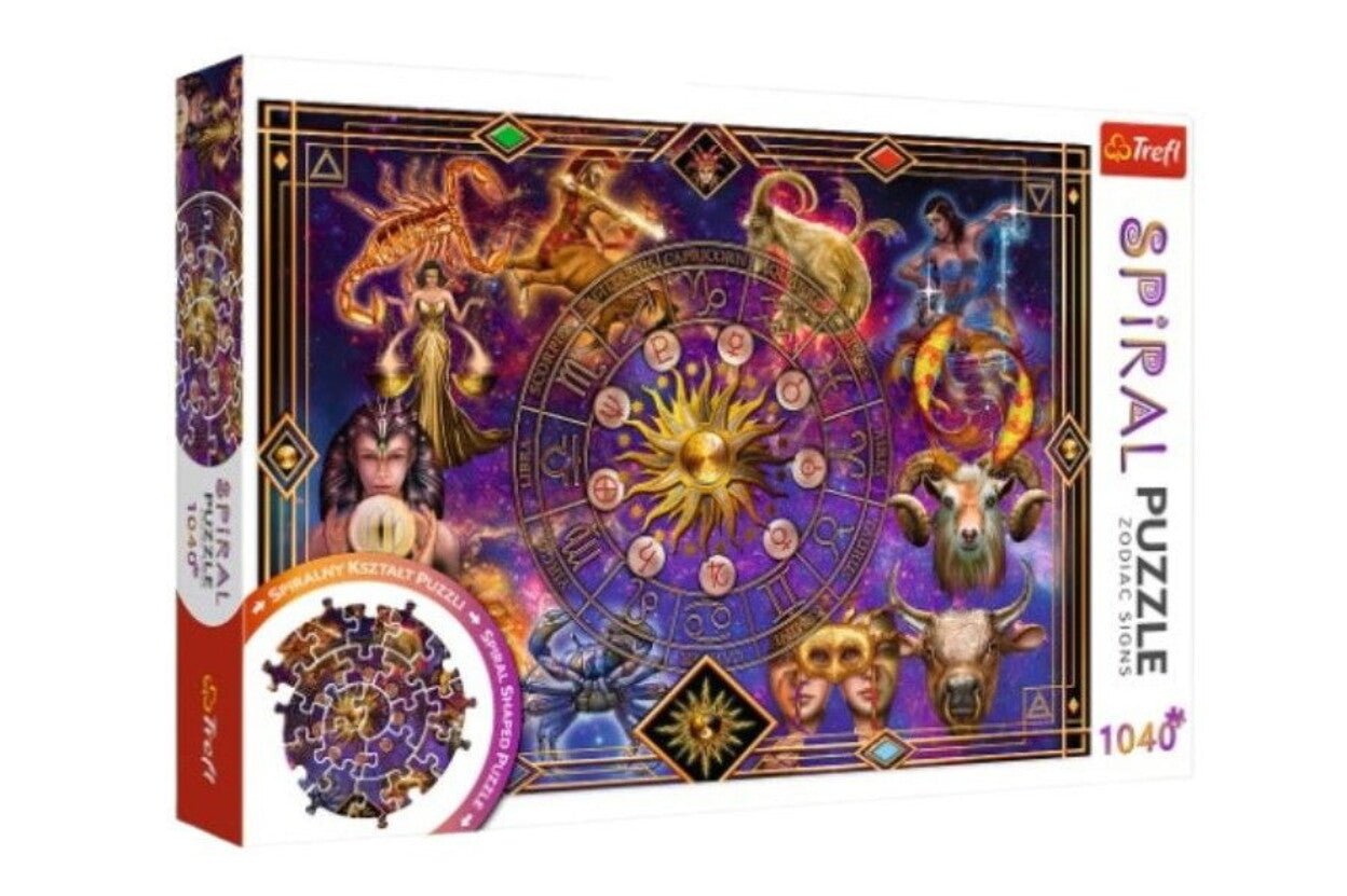 Spirál puzzle - Csillagjegyek Trefl 1000 darabos kirakó puzzle (TR-40015 5900511400151) - puzzlegarden