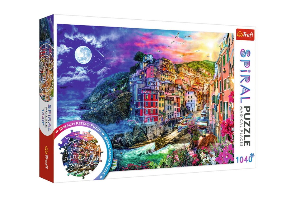 Spirál puzzle - Varázslatos öböl Trefl 1000 darabos kirakó puzzle (TR-40016 5900511400168) - puzzlegarden